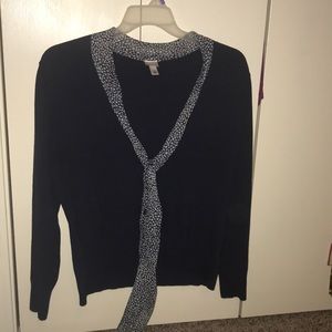 Isaac Mizrahi Navy Blue pullover blouse in XXL
